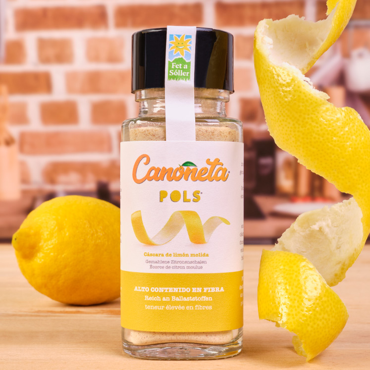 Canoneta Pols finely milled lemon peel