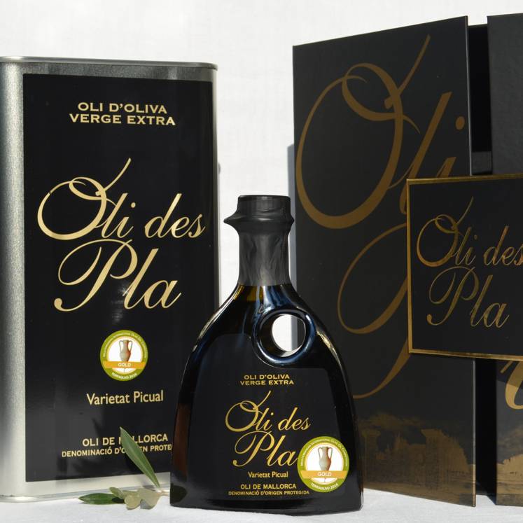 Oli des Pla Aceite de oliva virgen extra D.O. caja regalo