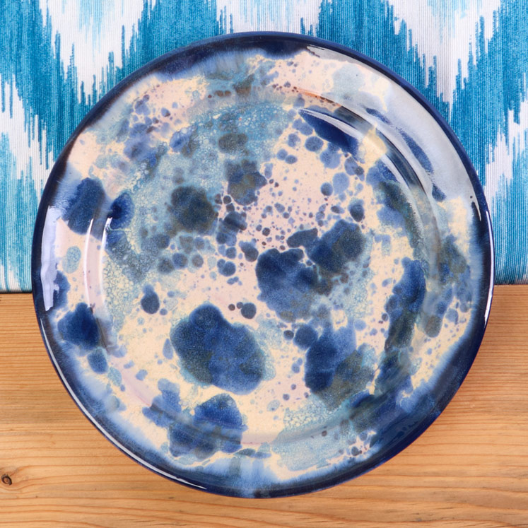 Handmade ceramic plate 19 cm