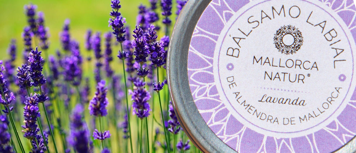 Organic lip balm almond & lavender Jabón de Mallorca