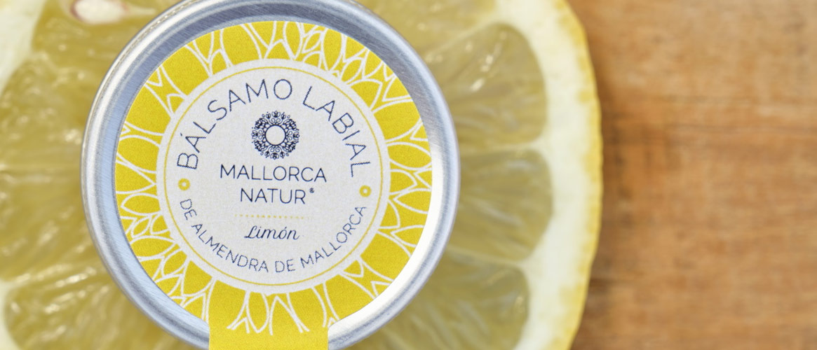 Organic lip balm almond & lemon Jabón de Mallorca