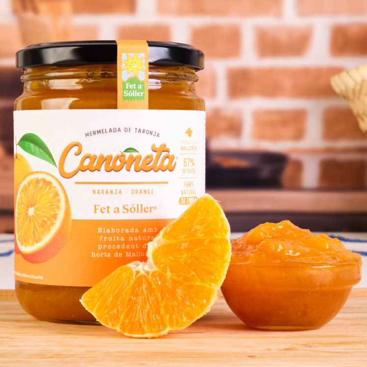 Canoneta orange marmalade Fet a Sóller