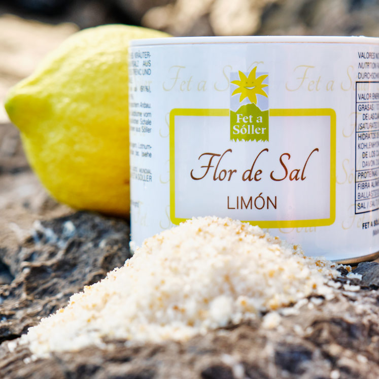 Fet a Sóller Flor de Sal Bio Salzblume mit Zitrone
