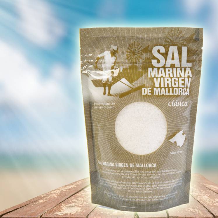 Organic pure sea salt refill pack Sal Marina Virgen de Mallorca