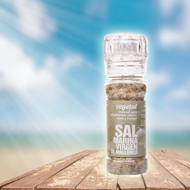 Organic sea salt herbs & vegetables mill Sal Marina Virgen de Mallorca