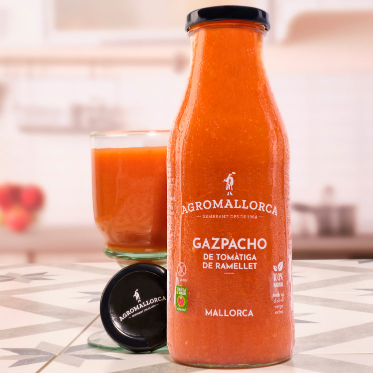 Gazpacho aus Tomaten Ramallet Agromallorca