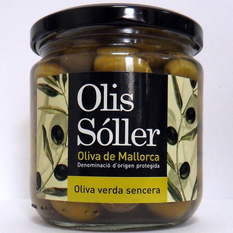 Olis Sóller Green olives Senceres aus Mallorca D.O.P. 200g
