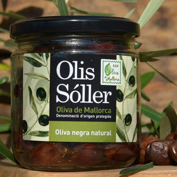 Oliva de Mallorca D.O.P. Schwarze Oliven 200g