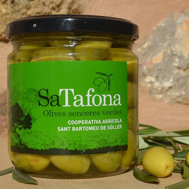 Sa Tafona Olives senceres Aceitunas verdes enteras 200g