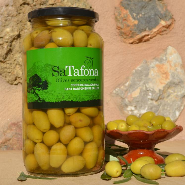Sa Tafona Olives senceres Aceitunas verdes enteras 550g