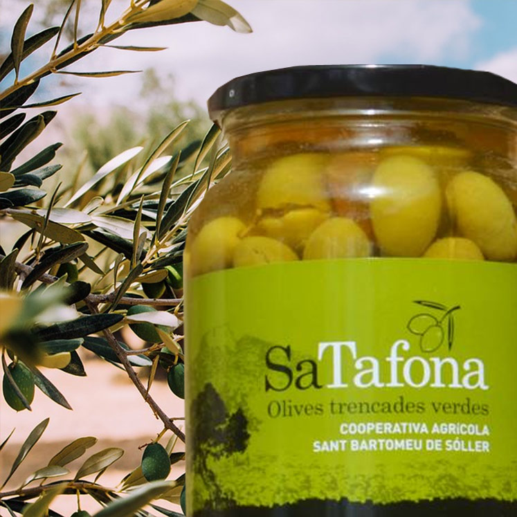 Sa Tafona green olives trencades 200g