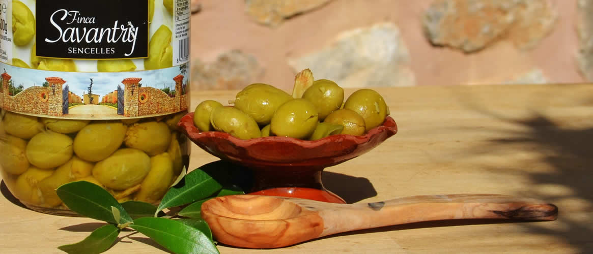Savantry Oliven trencadas in würziger Salzlauge