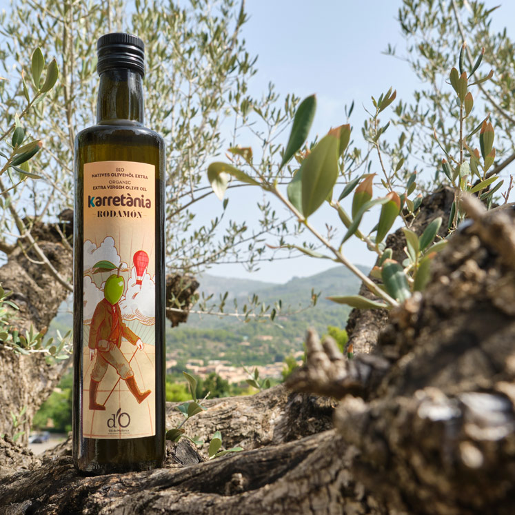 Karretània Rodamón Organic extra virgin olive oil D.O. 500ml
