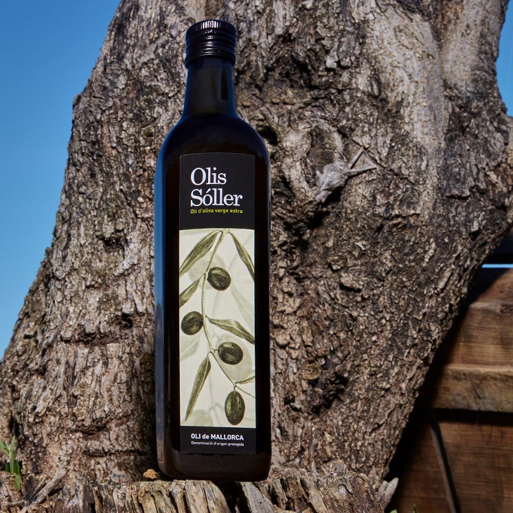 Olis Sóller. Huile d'olive 750 ml. D.O. Caisse de 3 bouteilles