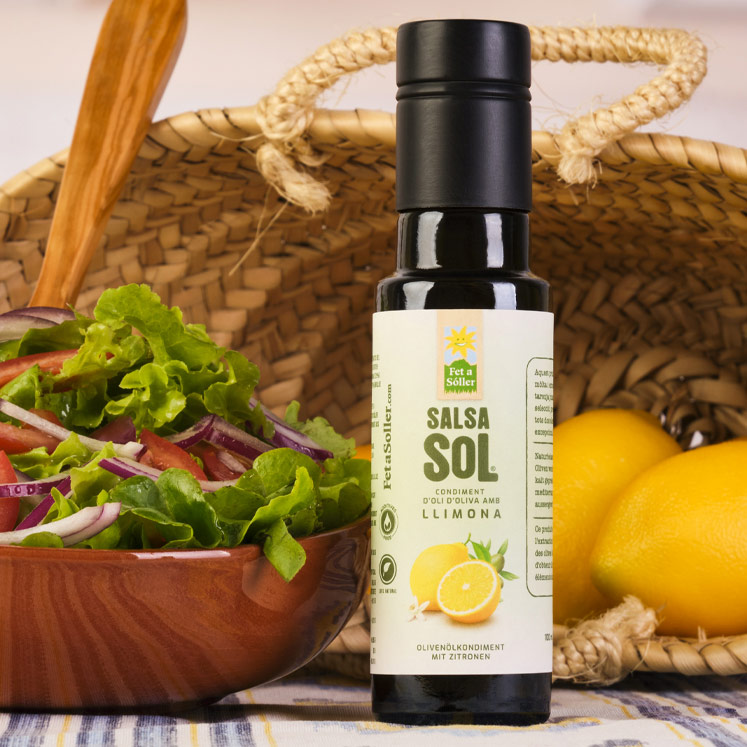 SalsaSol Limón Olivenöl mit Zitrone 100ml