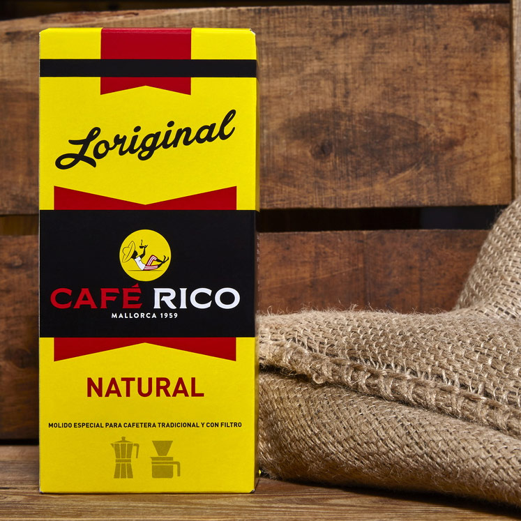 Café Rico molido natural gemahlener Kaffee