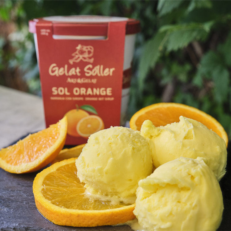 Gelat Sóller Sol Orange orange icecream  400ml