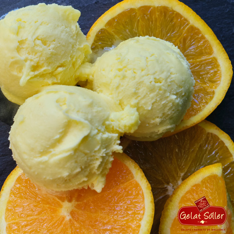 Gelat Sóller Sorbete de naranja vegano 400 ml