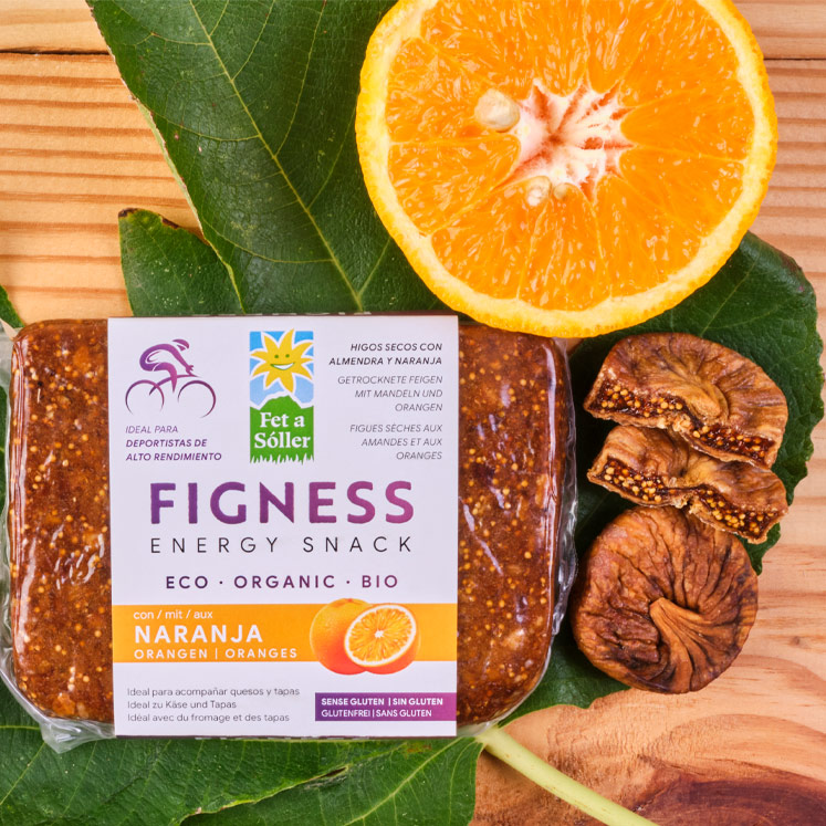 Figness® Organic fig bread with almonds and oranges