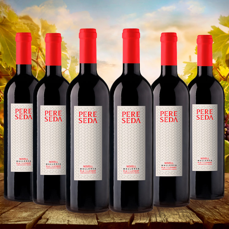 6 x Pere Seda Novell red wine D.O. Pla i Llevant