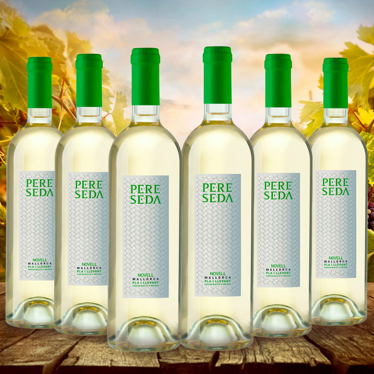 6 x Pere Seda Novell Blanc Vin blanc D.O. Pla i Llevant Mallorca