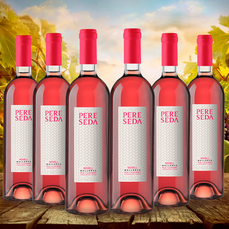 6 x Pere Seda Novell rosé wine D.O. Pla i Llevant