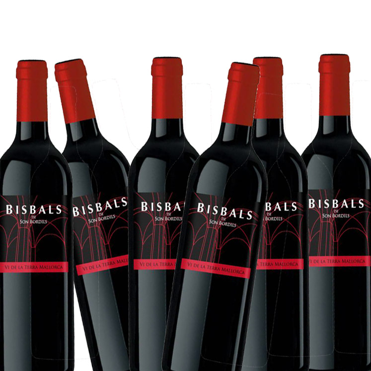 6 x Bisbals de Son Bordils vin rouge Vi de la terra Mallorca