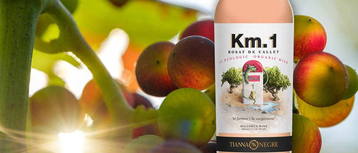Tianna Negre KM1 organic rosé wine